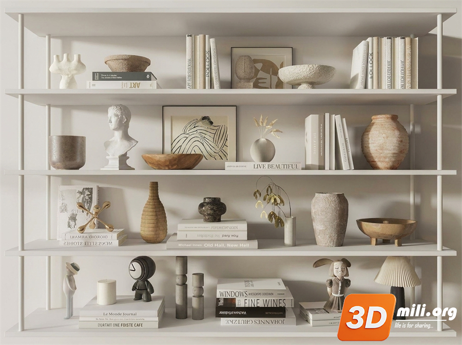 Decorative cabinet Skp Files